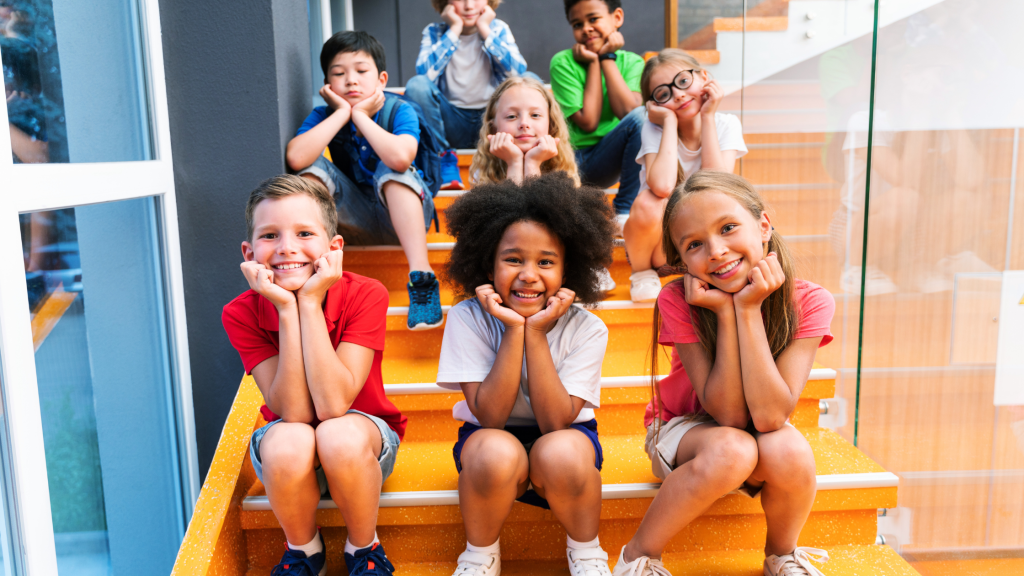 Children of primary school in Barnet