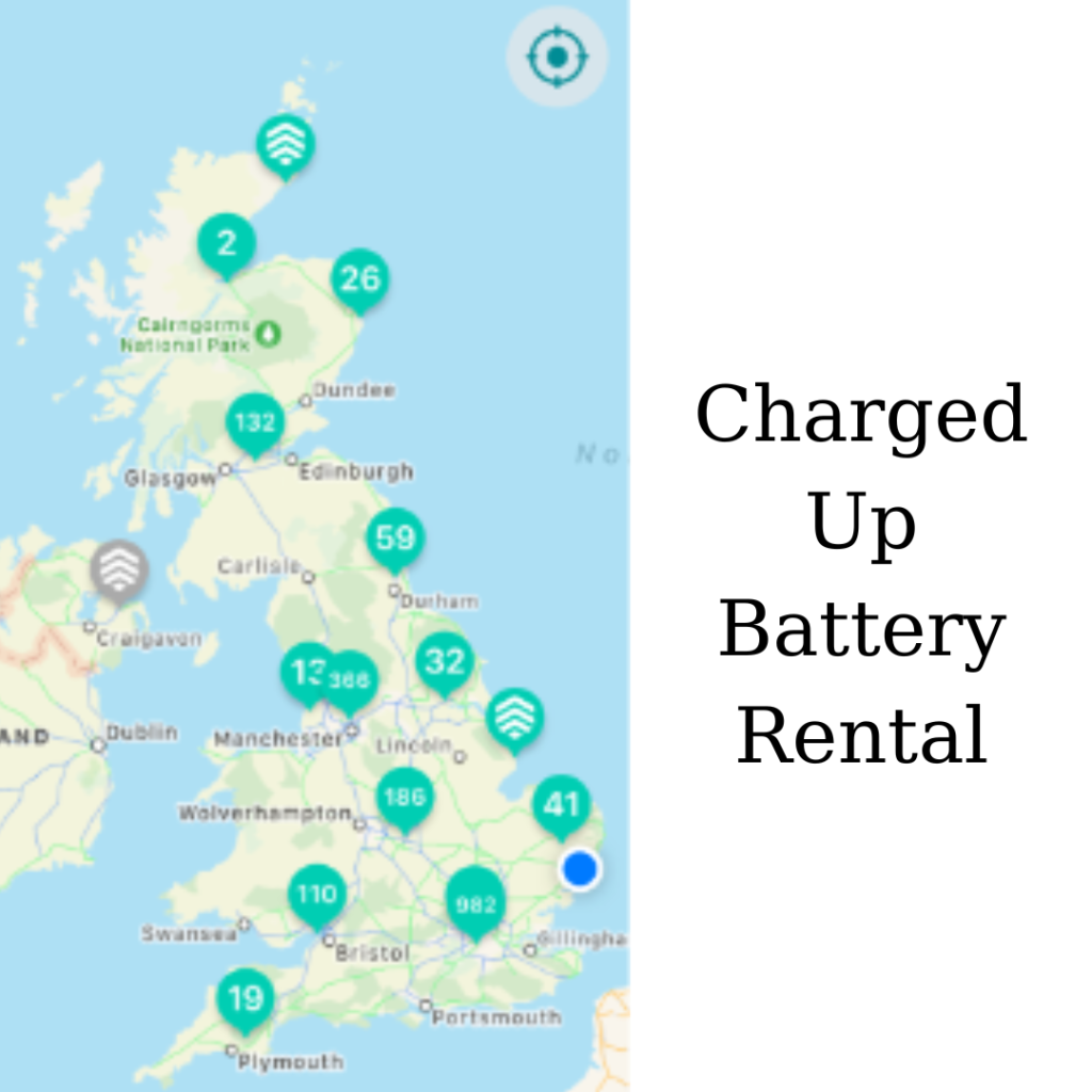 Charged Up Battery Rental locations