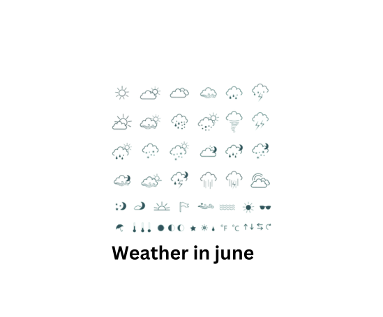 Weather-in-june vector